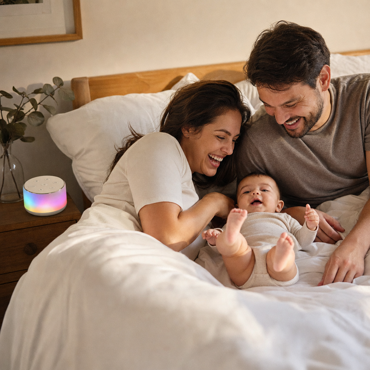 Bello Calma White Noise Machine & Night Light