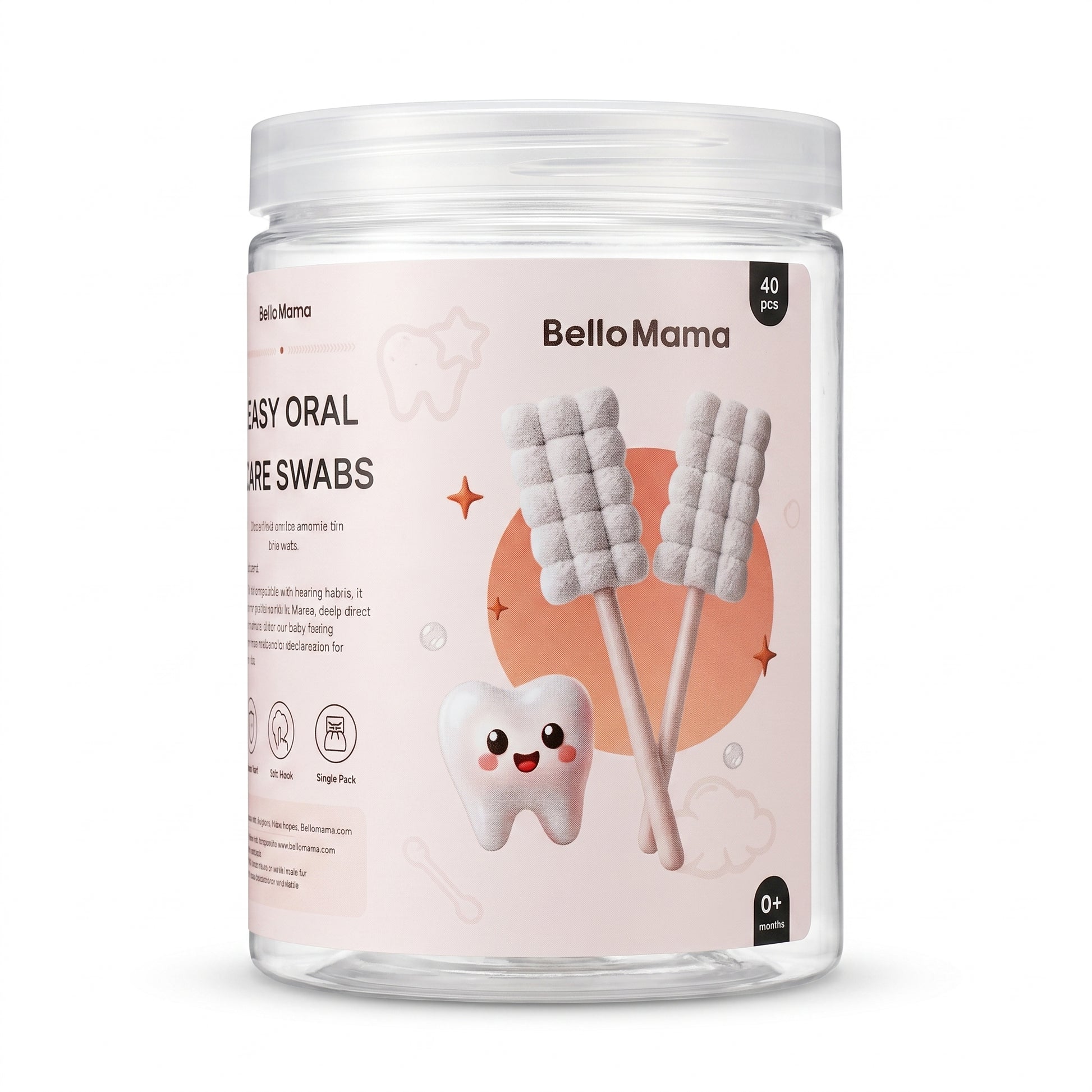 BelloClean Baby Oral Swabs 40PC